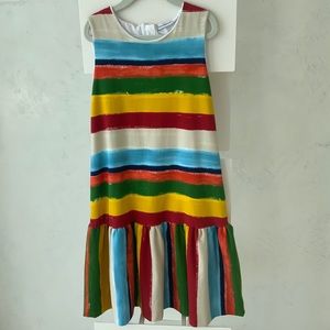 Dolce Gabbana colorful striped dress